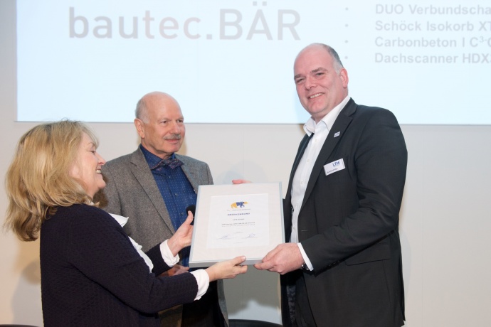 bautec.INNOVATION AWARD 2018 Anerkennung LTM GmbH
